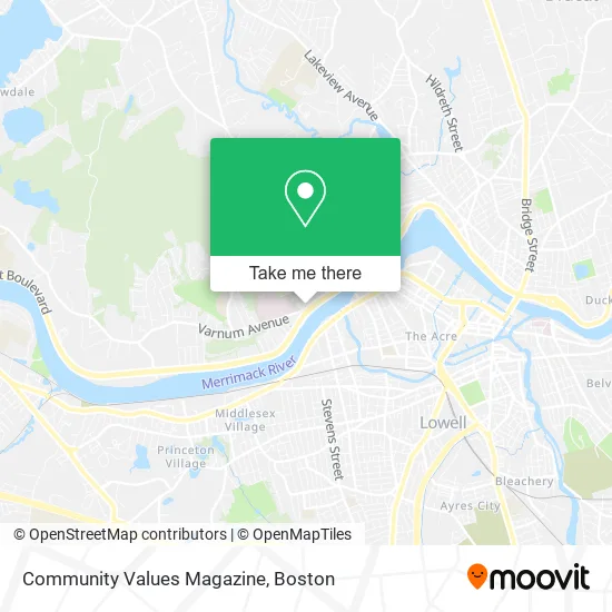 Community Values Magazine map