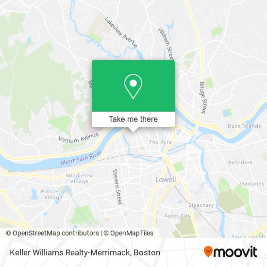 Keller Williams Realty-Merrimack map