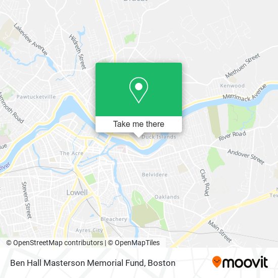 Ben Hall Masterson Memorial Fund map