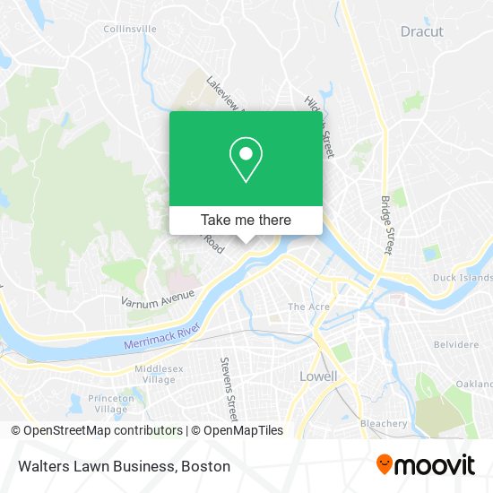 Walters Lawn Business map