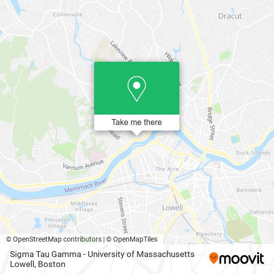 Mapa de Sigma Tau Gamma - University of Massachusetts Lowell