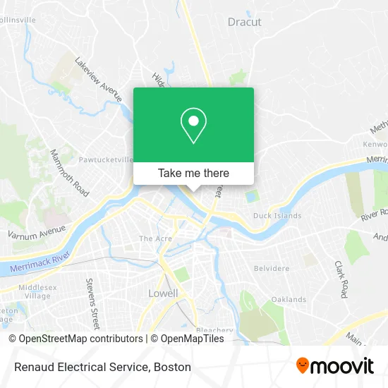 Renaud Electrical Service map
