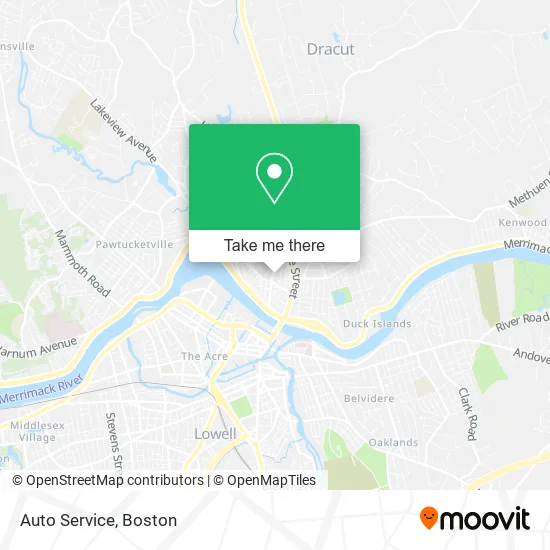 Auto Service map