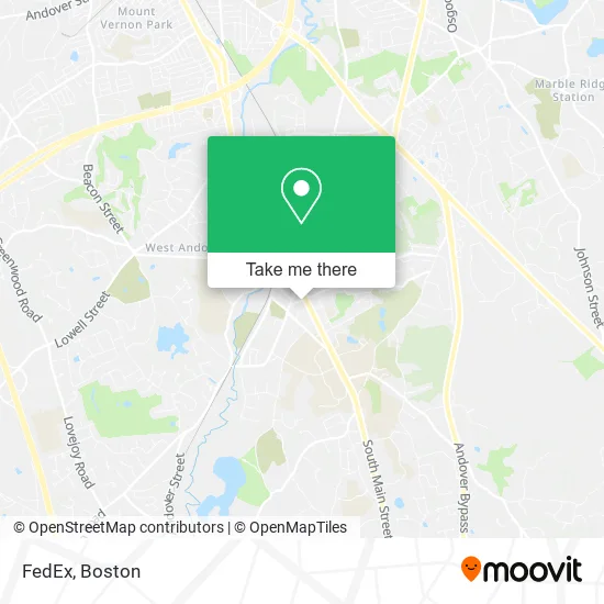 Mapa de FedEx