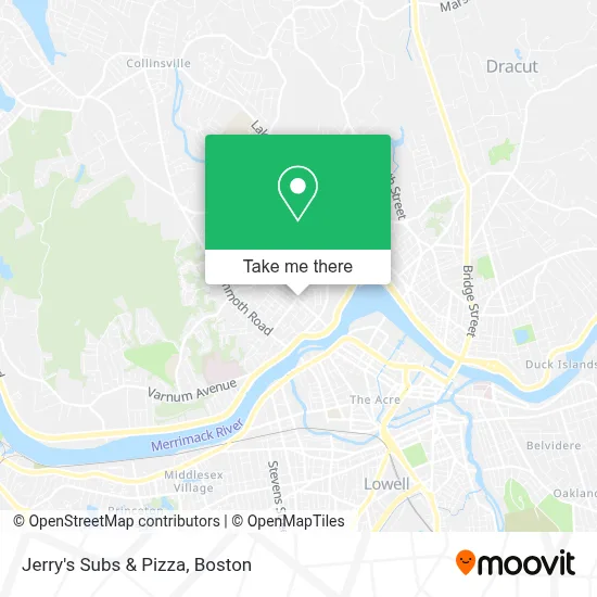 Jerry's Subs & Pizza map