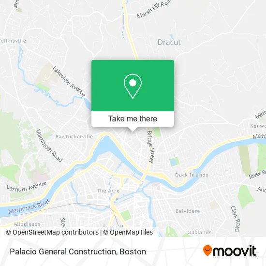 Mapa de Palacio General Construction