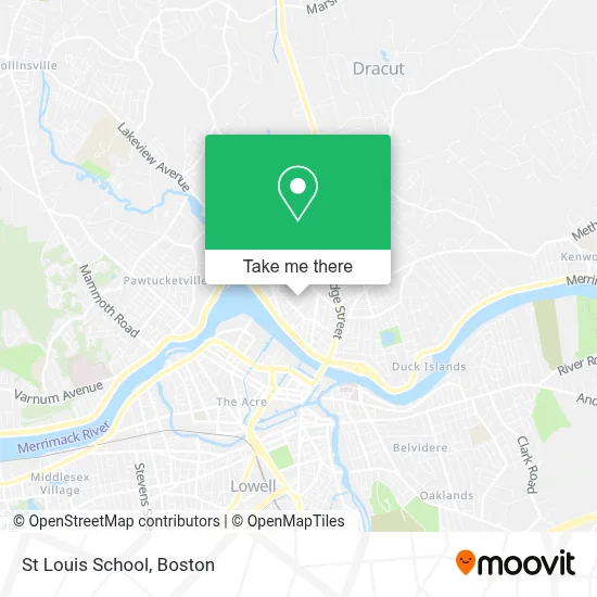 St Louis School map