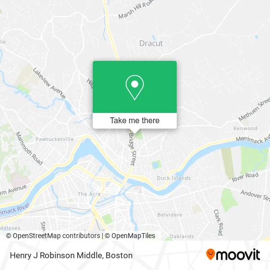 Mapa de Henry J Robinson Middle