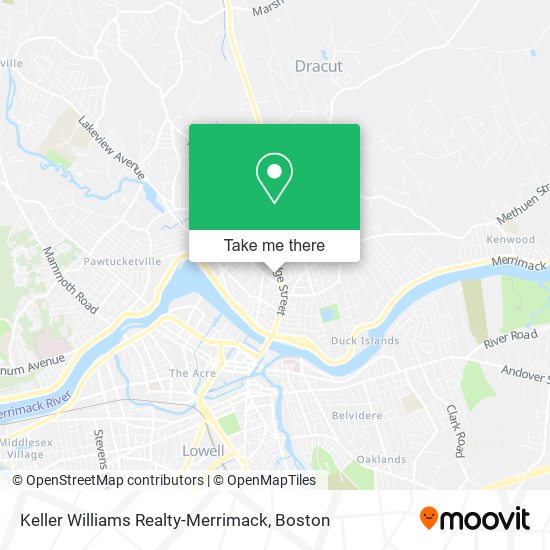 Keller Williams Realty-Merrimack map