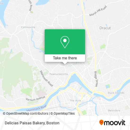 Delicias Paisas Bakery map