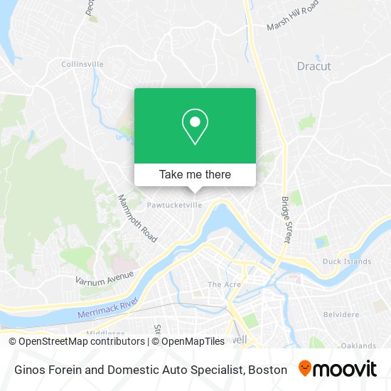 Ginos Forein and Domestic Auto Specialist map