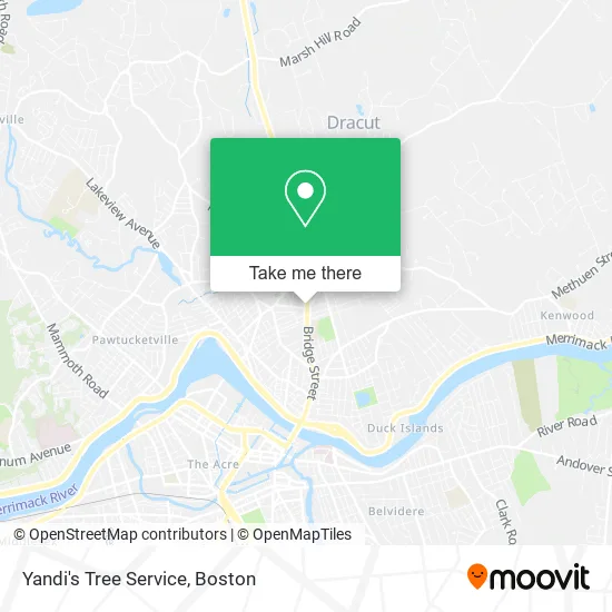 Mapa de Yandi's Tree Service