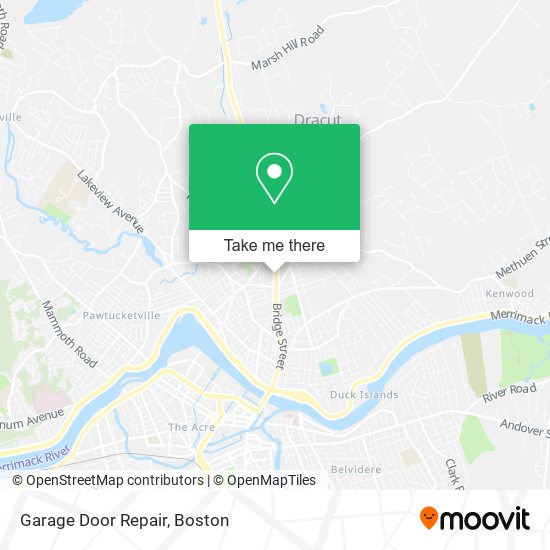 Mapa de Garage Door Repair