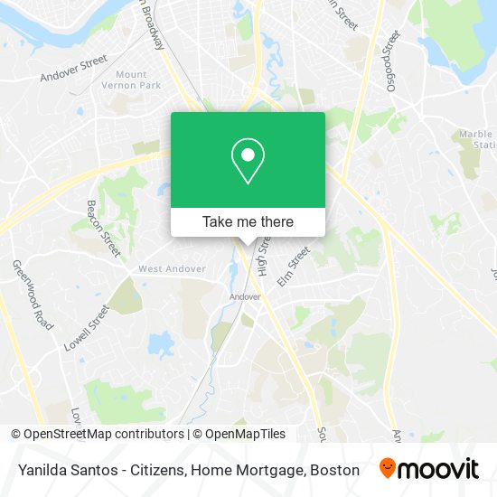 Yanilda Santos - Citizens, Home Mortgage map