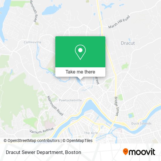 Mapa de Dracut Sewer Department