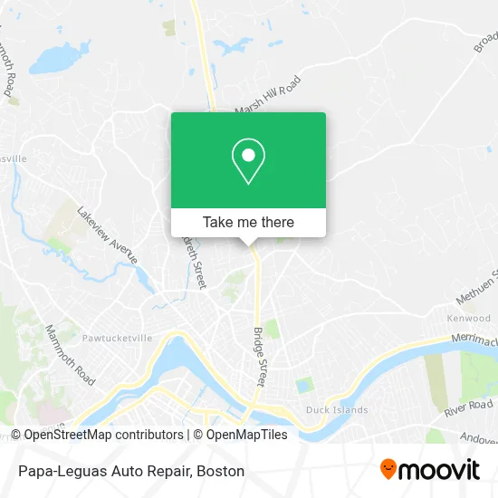 Papa-Leguas Auto Repair map