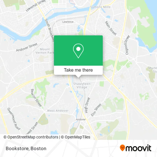 Bookstore map