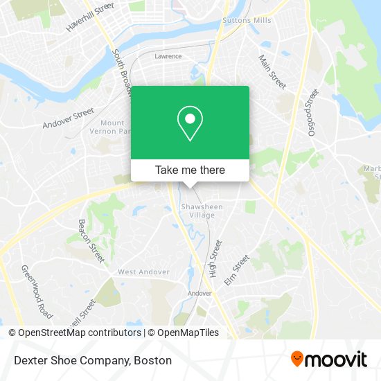 Mapa de Dexter Shoe Company
