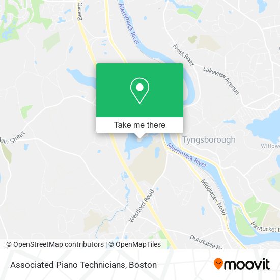 Associated Piano Technicians map
