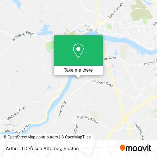 Arthur J Defusco Attorney map