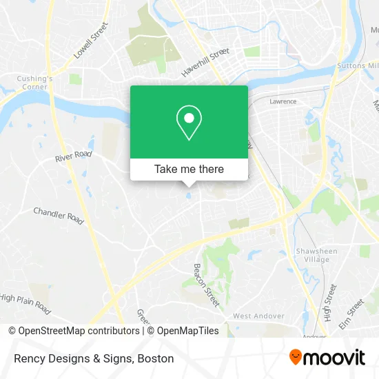 Rency Designs & Signs map