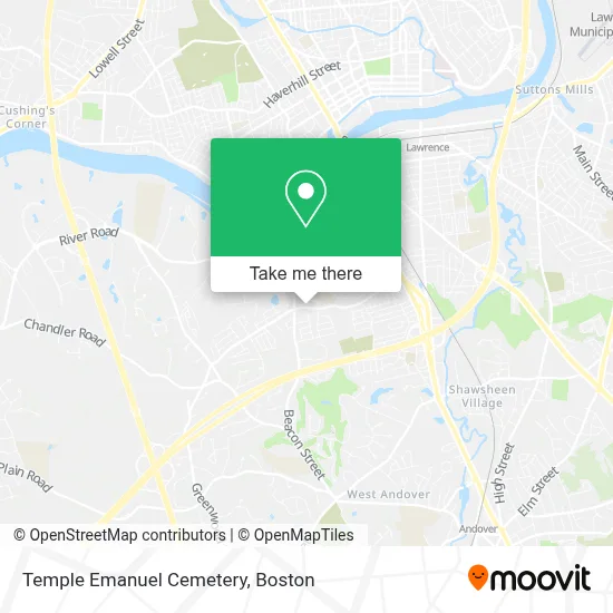 Temple Emanuel Cemetery map