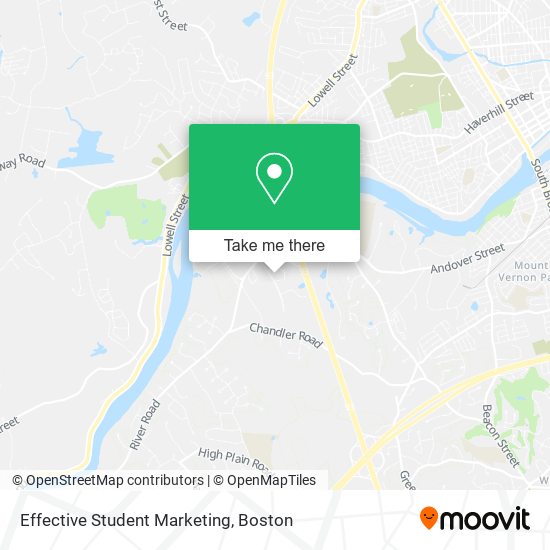Effective Student Marketing map