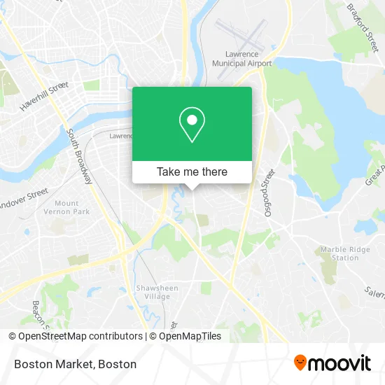 Boston Market map