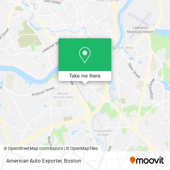 American Auto Exporter map