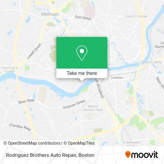 Rodriguez Brothers Auto Repair map