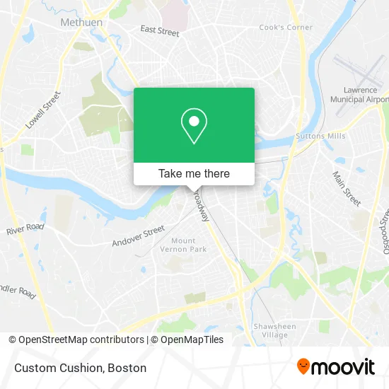 Mapa de Custom Cushion