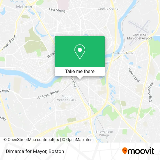 Dimarca for Mayor map