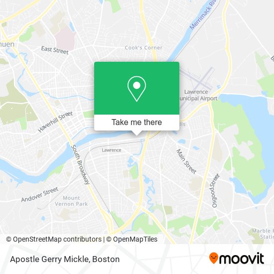 Apostle Gerry Mickle map