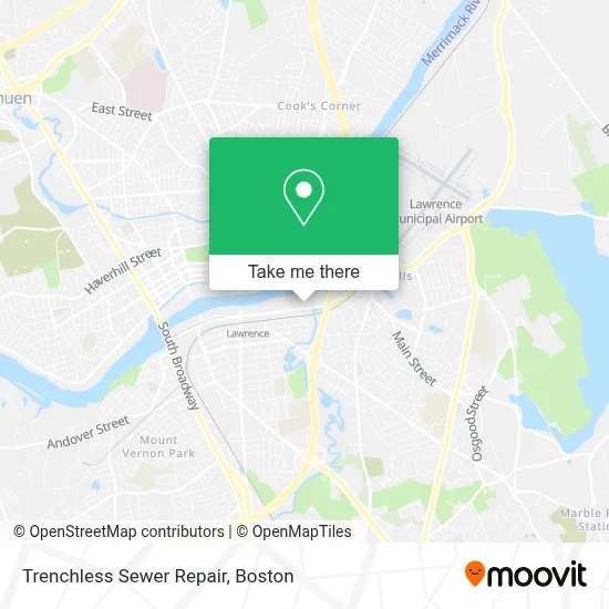 Trenchless Sewer Repair map