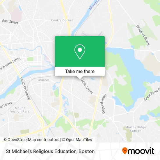 St Michael's Religious Education map