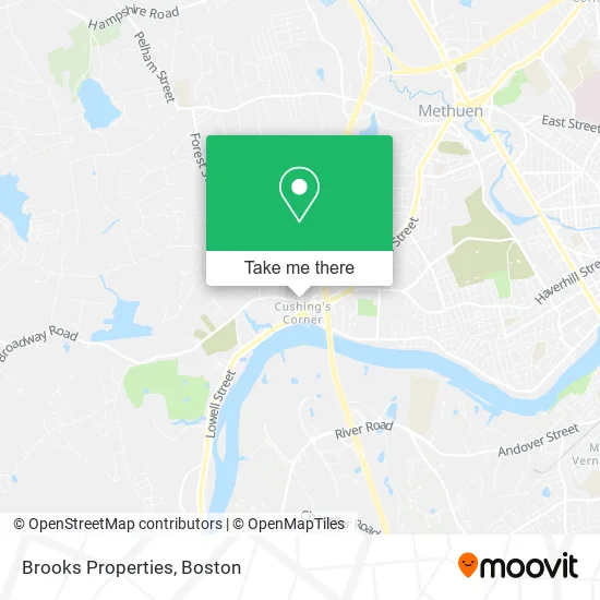 Brooks Properties map