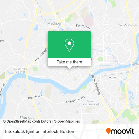 Mapa de Intoxalock Ignition Interlock
