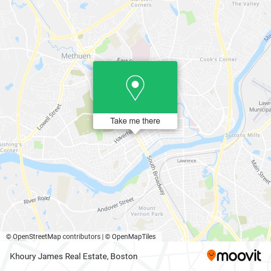 Khoury James Real Estate map