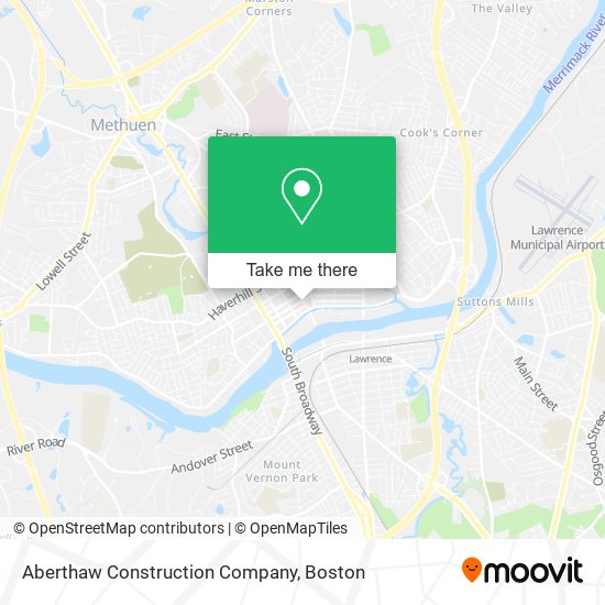 Aberthaw Construction Company map