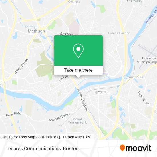 Tenares Communications map