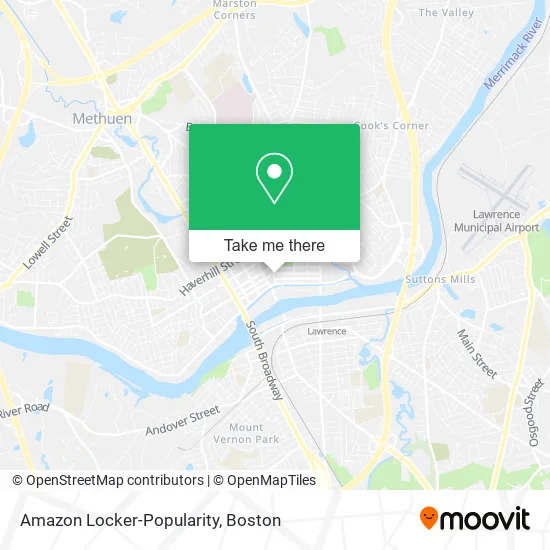 Amazon Locker-Popularity map