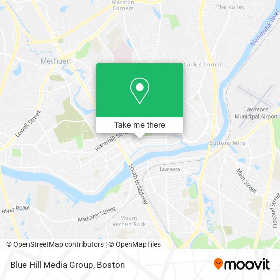 Blue Hill Media Group map