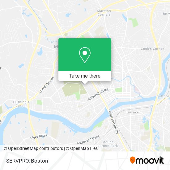 SERVPRO map