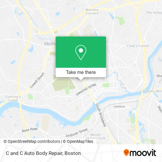 Mapa de C and C Auto Body Repair