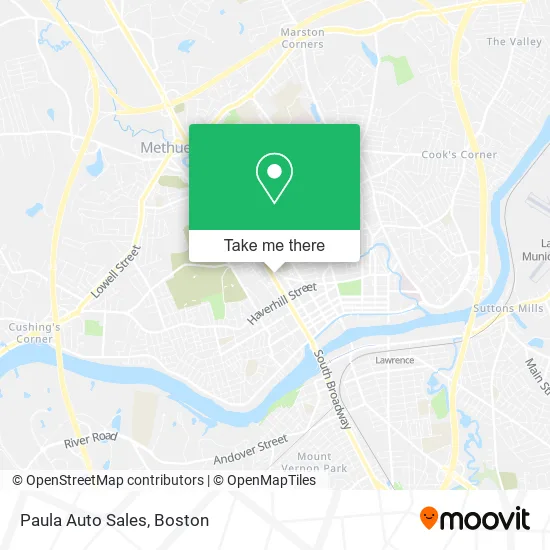 Paula Auto Sales map