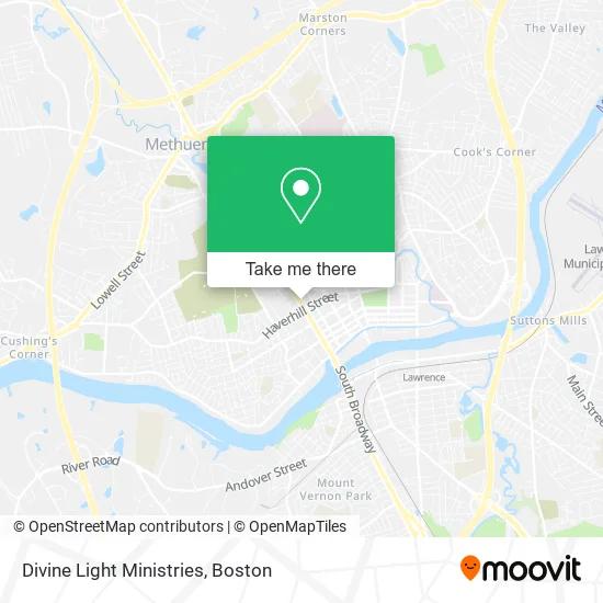 Mapa de Divine Light Ministries