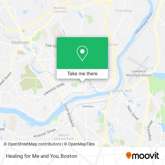 Healing for Me and You map