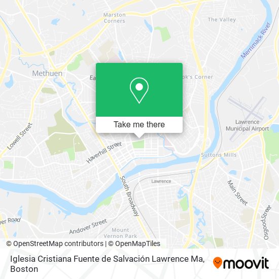 Iglesia Cristiana Fuente de Salvación Lawrence Ma map