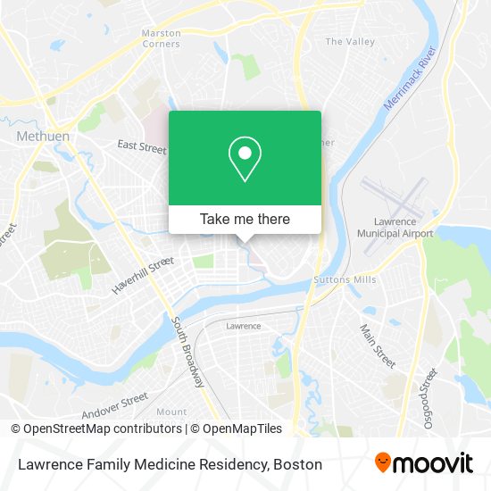 Mapa de Lawrence Family Medicine Residency