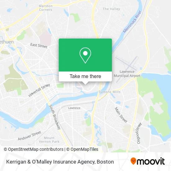Kerrigan & O'Malley Insurance Agency map